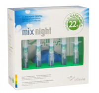 Kit (Completo) Clareador dental Mix Night 22% Kit c/ 5 de uso caseiro +1 Dessensibilizante + 1 par Moldeira